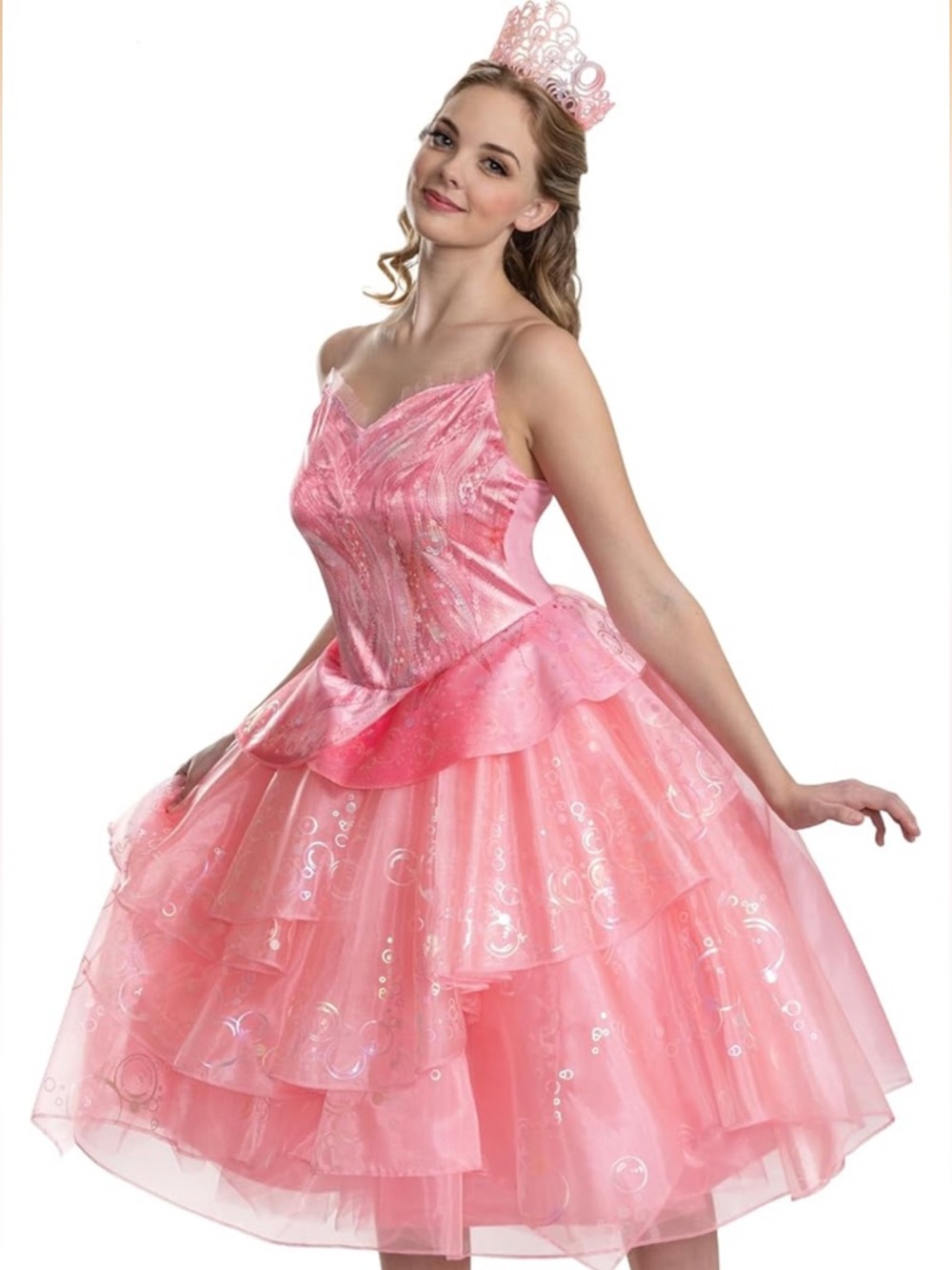 Wicked Pink Glinda Adult Costume Dress